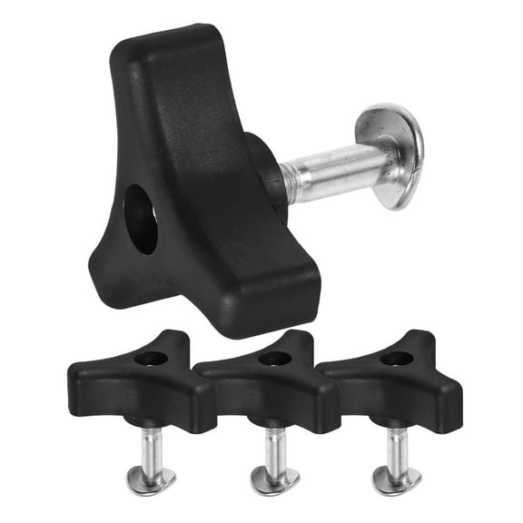 Lanytaeo 4 Set Lawn Mower Handrail Handle Screws Plastic Handle Knob Nut Screws for Mower Accessories Part Accessories