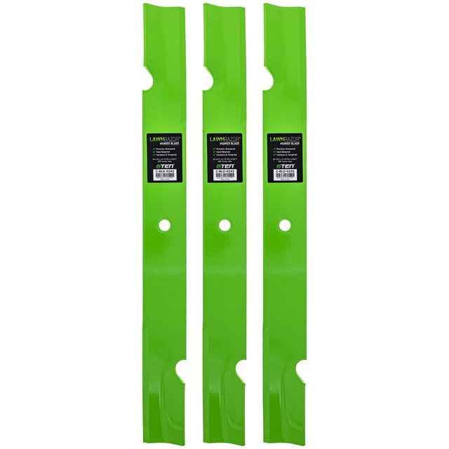 LawnRAZOR Lame pour Scag Plateau de 72 Pouces 482882 Élévateur Élevé à Encoche Lot de 3 810-CBL2465D