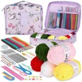 thumbnail image 3 of 59 kits de crochet para principiantes y kits de almacenamiento multicolor para herramientas de tejido portátiles de bricolaje 1 pieza, 3 of 5
