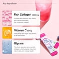 thumbnail image 4 of BB LAB Good Night Suplemento en polvo de colágeno de bajo peso molecular, certificado Halal, colágeno marino coreano, péptidos de colágeno de pescado, vitamina C, glicina, absorción rápida, sabor a ba, 4 of 5