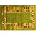 thumbnail image 1 of Ahgly Company Indoor Rectangle Abstract Yellow Contemporary Area Rugs, 7' x 9', 1 of 4