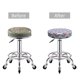 thumbnail image 5 of Balery Donut with the USA Fag Fundas de asiento para taburete de bar redondo de tela de terciopelo ajustables que protegen de arañazos y manchas para sillas de 14 a 17 pulgadas.-12 inch, 5 of 7