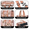 thumbnail image 3 of Teacher Tote Bag,Poodle Dog and Flower Floral Teacher Utility Tote Bag,Large Work Tote Bags for Women with Multiple Pockets,Top Zipper Closure,13.8x10.6x6.7 Inch, 3 of 5
