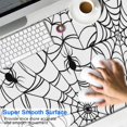 thumbnail image 2 of Long Mouse Pads for Desk,Black Halloween Spider Webs Desk Mats on Top Of Desks, Desk Mouse Pad Extra Large with 3mm Non-Slip Base and Stitched Edge for Gaming,Office,Work,Home 47.3"x23.6", 2 of 6