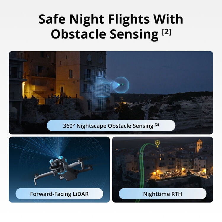 DJI Mini 5 Pro Drone Fly More Combo Plus with RC 2 Remote, 4K Camera, Lightweight Design Bundle + 64GB Card