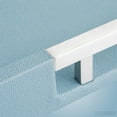thumbnail image 7 of Home Redefined 17.5”x12” Rectangle Glossy Shagreen Faux Leather Decorative Serving Tray with Stainless Steel Metal Handles, Baby Blue, 7 of 7
