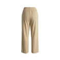 thumbnail image 2 of lnmuld Girls' Solid Polyester Wide Leg Sweatpants with Drawstring Elastic Waist Beige,11-12 Years, 2 of 3