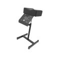 thumbnail image 2 of Dualoai Pedicure Chair Footstool Assistance with Vacuum Cleaner Leg Support Manicure Stool Foot Stand for Work Massage Home Nail Tech Black, 2 of 6