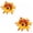 B, variant on Fall Centerpieces for Home Tables Set of 2, Thanksgiving Table Decorations with Artificial Pumpkins, Sunflowers & Maple Leaves, Rustic Autumn Floral Arrangements for Home, 1Pack A