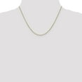 thumbnail image 2 of 14 Carats Or Jaune 18 Pouces 1.4mm Rond Large Lien Chaîne Collier Pendentif Charme, 2 of 9