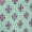 Multicolor Patchwork, variant on Women's Floral Print 3/4 Sleeve Round Neck Casual Tunic Blouse