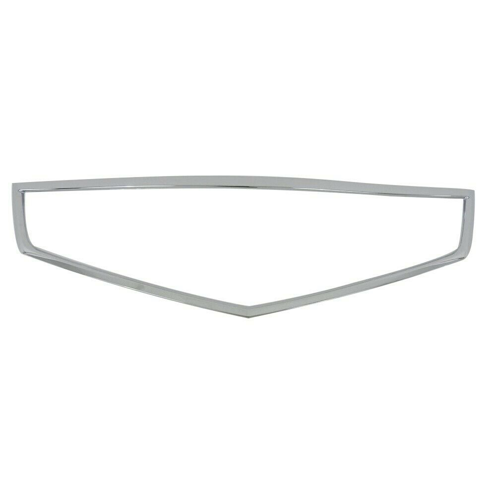 Front Bumper Grille With Chrome Molding – Fits 2006-2008 Acura TSX – Direct Replacement