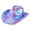 Purple#704, variant on Momihoom Unisex Cowboy Hat Light Up Flashing LED Brim Fun Light Up Hat For Disco Party Halloween Costume