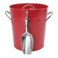 thumbnail image 3 of Cubo de Hielo Con Pala para Hielo ANGGREK Contenedor Enfriador de Cerveza de Plástico Galvanizado, 3 of 8