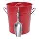 thumbnail image 1 of Enfriador De Cerveza, Seguro De Usar, Chapa Galvanizada, Tina De Almacenamiento De Vino, Fácil De Limpiar, Diseño De Manija De Doble Pared Con Pala De Hielo Para Restaurantes Anggrek Rojo, 1 of 8