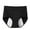 Black, variant on CFLVAEK Plus Size Period Briefs for Women High Waisted Leakproof Underwear Comfortable Soft Cotton Panties Full Coverage Menstrual Panty(Coffee XL)