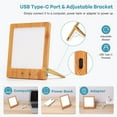 thumbnail image 3 of Maoww SAD Light Sun Lamp 10000 Lux UV Free Adjustable Brightness Touch Control, 3 of 8