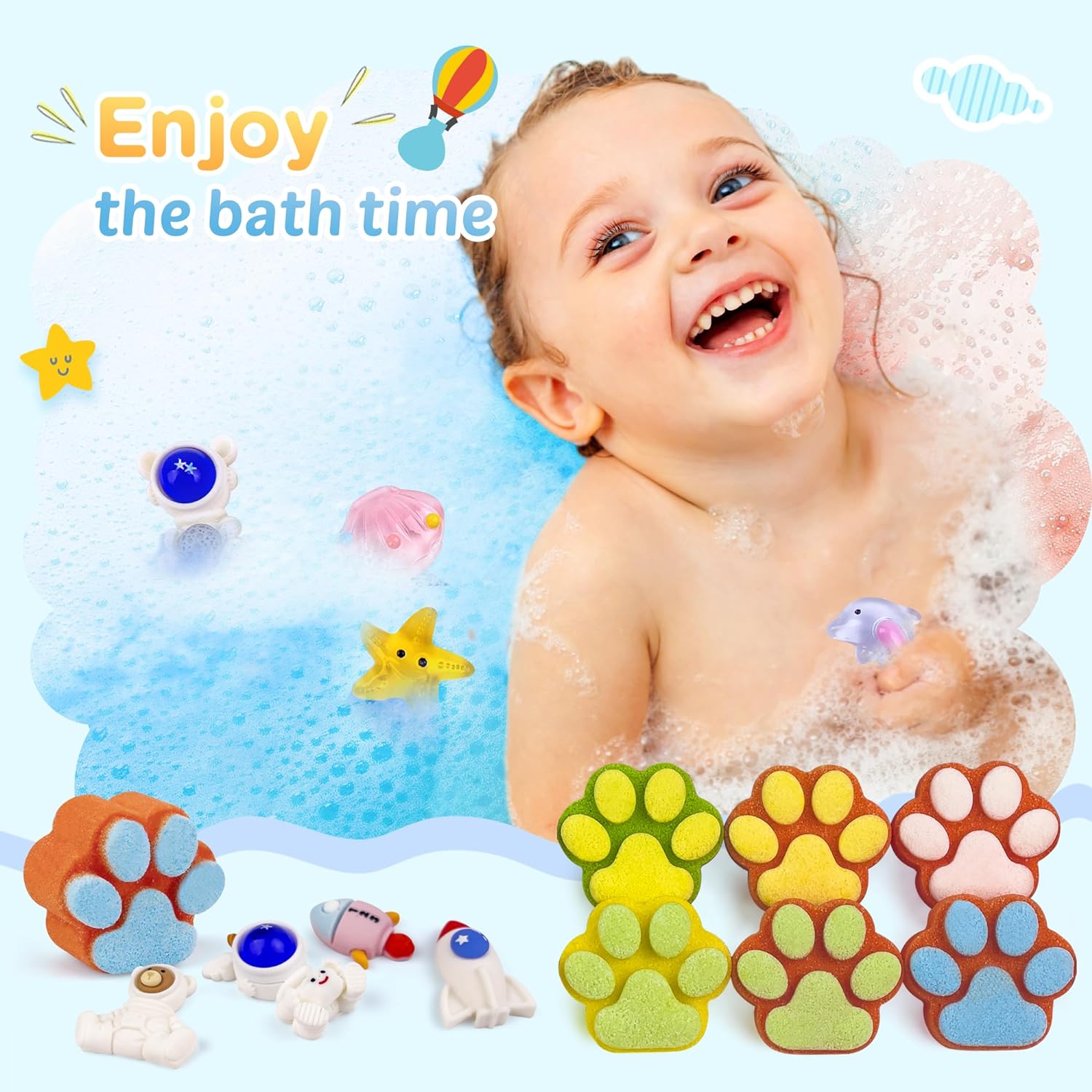 PickMora 32-Piece Bath Bombs for Kids with Surprise Toys photo 5