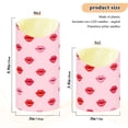 thumbnail image 4 of Lips Pattern Flameless Candles 2 PCS with Remote Realistic Moving Flame LED Tapered Pillar Set for Home Decor, 4 of 7