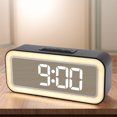 thumbnail image 1 of Reloj despertador digital con luz nocturna reloj de mesa mesita de noche reloj de escritorio para el hogar y el dormitorio, 1 of 7