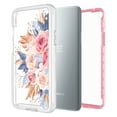 thumbnail image 4 of OnePlus 8T 5G Case, Rosebono Graphic Design Shockproof Impact Resistant Protective Full-Body Rugged Clear Hybrid Bumper Case for OnePlus 8T 5G (Pink Flower), 4 of 5