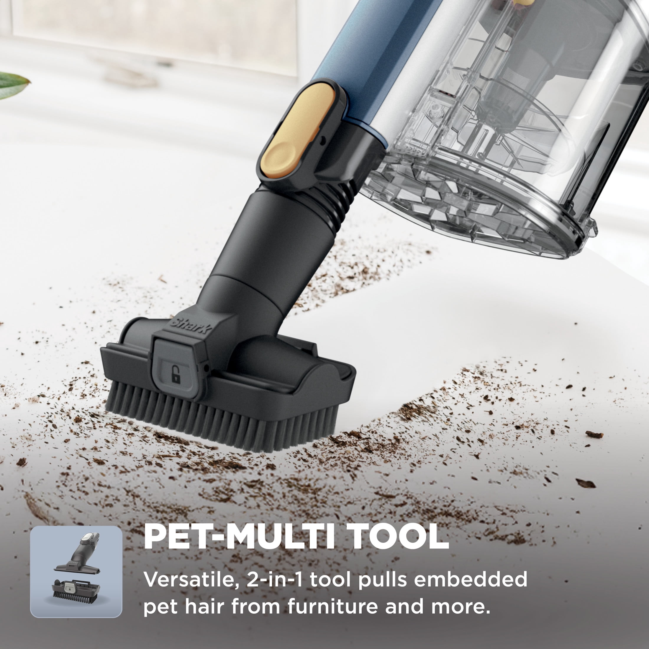 Shark Cordless Pet Cordless Stick Vacuum, with XL Dust Cup, LED Headlights, Handheld Vac, Lightweight, Crevice Tool & Pet Multi-Tool, Carpet & Hard Floors, 40 Min Runtime, IY143H
