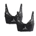 thumbnail image 1 of INSPIRE CHIC Women's Plus Size Full Coverage Padded Floral Underwired Bra, 1 of 6