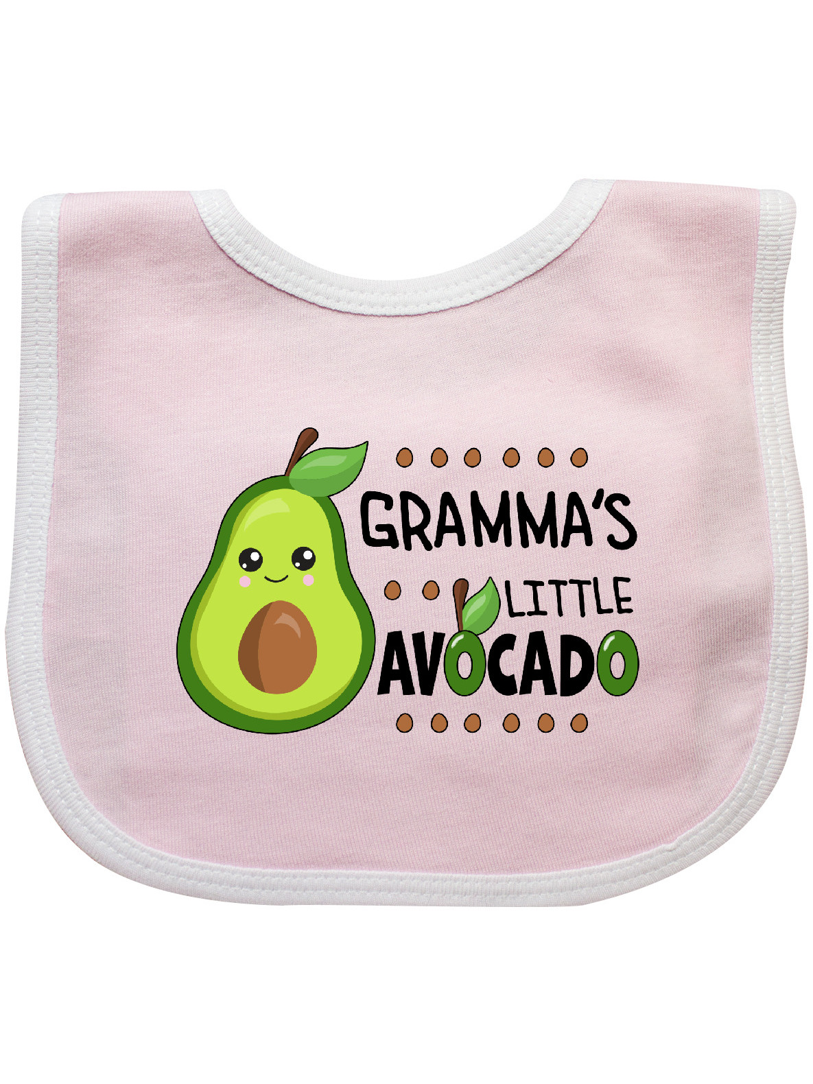Gramma's Little Avocado with Cute Baby Avocado Baby Bib