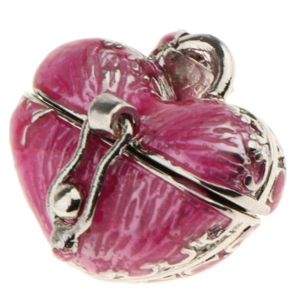 Colgante conmemorativo de mascota Fernando Joyería de cremación Corazón Rosado