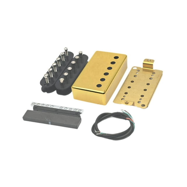 MERIGLARE DIY Guitar Pickup Kits Accs Easy Installation Bridge Pickup Neck Parts Parts Gold Neck