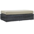 thumbnail image 2 of Modway Summon Outdoor Patio Sunbrella Rectangle Ottoman EEI-1877-GRY-NAV, 2 of 7