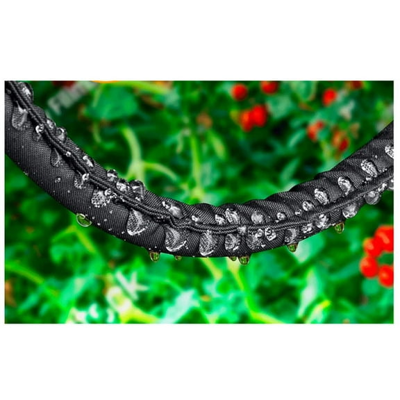 PVC Seepage Pipe Garden Hose Flexible Flat Soaker Hose Seepage Water Belt 25Ft Smile Home