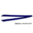 thumbnail image 4 of Unique Bargains 1 Pc Scarf Headband Solid Color Neck Scarf for Women Navy Blue, 4 of 5