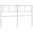 thumbnail image 4 of vidaXL Metal Headboard White 135 cm, 4 of 5