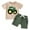 Green NGS1 toddler boy outfit, variant on KEXE Baby Boy Outfit Boys Size 7 Clothes Baby Boy Clothes Toddler Summer Outfit Short Sleeve T-Shirt Tee Tops Joggers Casual Shorts Clothing Set