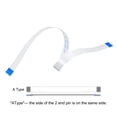 thumbnail image 4 of Cable FFC FPC Plano Flexible 20 Pasadores 0,5mm Paso 300mm Largo Tipo A Unique Bargains Paquete de 5, 4 of 5