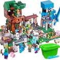 thumbnail image 2 of Minecraft Agency Cave Village Tree House Building Blocks Assembled Teenage Toys-SinKeeU, 2 of 4