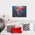 thumbnail image 4 of Lsque Colorful Jellyfish Abstract Print Wall Art – Decorative Picture for Living Room, Bedroom, and Office (Horizontal), 4 of 6