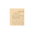thumbnail image 4 of Historic County Map - Taylor County Texas - Abrams 1890 - Vintage Wall Art, 4 of 4
