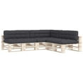 thumbnail image 1 of vidaXL Coussins de Canapé Palette 7 Pcs Anthracite, 1 of 5