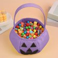 thumbnail image 5 of Extra Large Halloween Woven Basket Long Handle Tote, Storage Bag for Halloween Candy, Gifts, and Toy Organization, 5 of 7