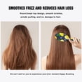 thumbnail image 5 of Yellow Retro Lemon Hair Brush - Smoothing Brush for Women, Durable & Tangle-Free Design, 5 of 6