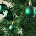 thumbnail image 3 of Inadays Christmas Balls Ornaments for Christmas Trees 104Pcs Shatterproof Plastic Christmas Ornament Set for Xmas Tree Decoration Hanging Ball for Holiday Wedding Party, Green, 3 of 7
