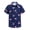Deep Blue - Flamingo, variant on Arshiner Boys Hawaiian Tropical Short Sleeve Button Down Shirt for 4-14 Y | Kid Summer Casual Floral Beach Shirts with Chest Pocket for School Vacation
