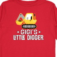 thumbnail image 4 of Inktastic Gigi Little Digger Construction Truck Boys Long Sleeve Toddler T-Shirt, 4 of 5
