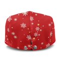 thumbnail image 3 of CHAQLIN Santa Claus Snowman Newsboy Hat, Soft Vintage Forward Newsboy Hat Wrinkle-Resistant Newsboy Cap for Driving Outdoor, 3 of 4