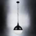 thumbnail image 4 of Luxury Modern Farmhouse Pendant, 17''H x 12''W, Matte Black Finish, Apulon Collection, by Urban Ambiance, 4 of 8