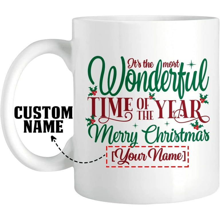 Christmas Coffee Mugs Personalized Name Christmas Mug Kids Christmas Hot  Chocolate Mug 11 oz Ceramic…See more Christmas Coffee Mugs Personalized  Name