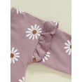 thumbnail image 7 of Suealasg Baby Girl Clothes 3 6 12 18 Months Infant Girls Long Sleeve Floral Print Romper + Headband Set 2Pcs Newborn Girl Fall Outfit, 7 of 7