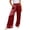 1-Brick Red, variant on Womens Satin Wide Leg Pants Elastic Drawstring Waist Lightweight Smooth Casual Trousers Solid Color Soft Breathable Long Pant with Pockets for Work Party Evening Daily Wear 1-White XXL